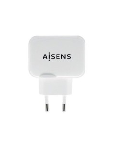 Aisens cargador pared a110-0439 17w 2xusb- blanco