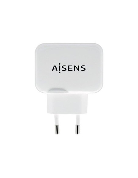 Aisens cargador pared a110-0439 17w 2xusb- blanco