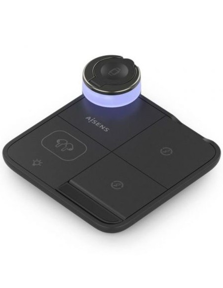 Aisens base de carga inalambrica asch-15w4wc062-bk- 15w- negro