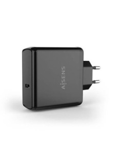 Aisens cargador pared 60w negro 1xusb usb-c