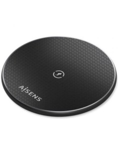 Aisens cargador inalambrico asch-15w1wc058-bk- 15w- negro