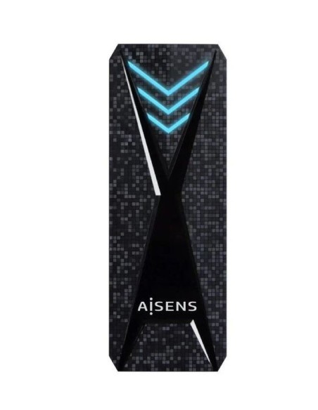 Aisens caja externa asm2-rgb013b ssd m.2 nvme usb 3.2 gen 2- sin tornillos