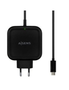 Aisens cargador pared asch-1pd65wl-bk usb-c 65w negro