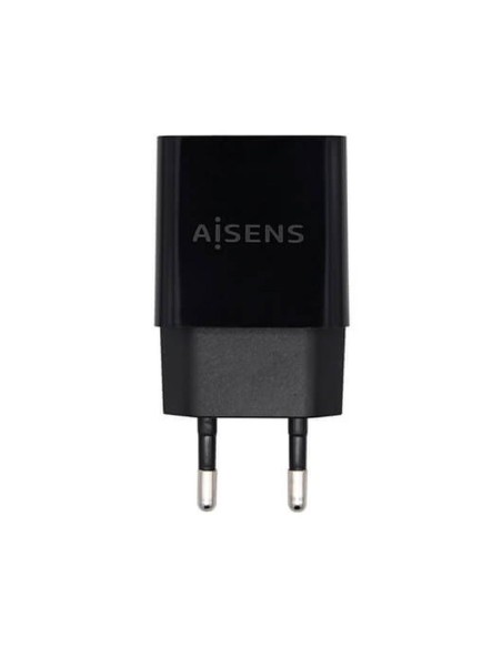 Aisens cargador pared 10w usb-a- negro 1xusb usb-a- 10w
