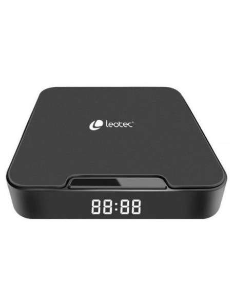 Leotec tv box android show 2 432 4k qc/2gb/32gb/android/ hdmi/ micro sd/ usb 2.0/ bt/ av