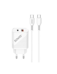 Savio cargador usb 3.0 de carga rápida 18w la-05