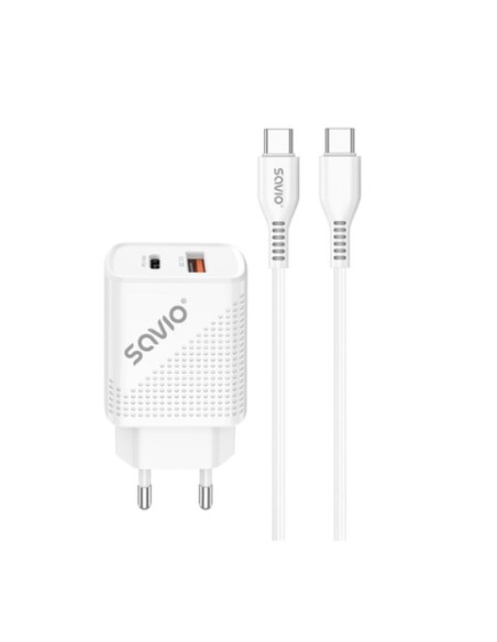 Savio cargador usb 3.0 de carga rápida 18w la-05