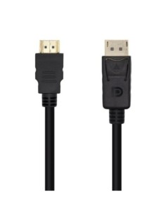 Aisens Cable Displayport Macho A Hdmi Macho 1m Negro
