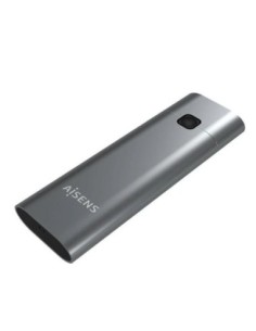 Aisens caja externa aasm2-021gr ssd m.2 nvme usb 3.1 gen 2- sin tornillos- gris