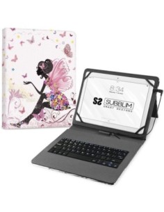 Subblim funda con teclado keytab pro micro usb - usb c hadas 11