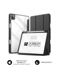 Subblim funda clear shock para ipad pro 12.9 2022-21-20- negra