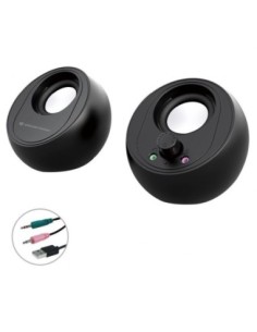 Conceptronic altavoces 2.0 bjorn01b negro 10w jack 3.5 y bluetooth alimentacion usb