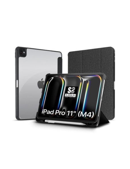 Subblim funda tablet clear shock case ipad pro 11 2024 negro
