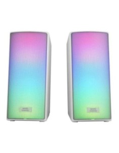 Mars gaming altavoces msrgb2 blancos 15w / 2.0