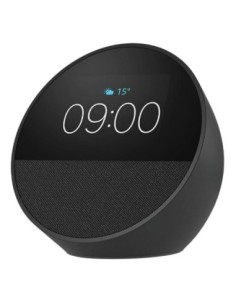 Amazon altavoz inteligente + despertador echo spot (2024) negro - alexa