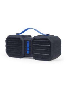 Gembird altavoz bluetooth azul negro spk-bt-19