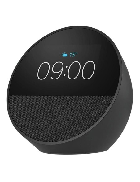 Amazon altavoz inteligente + despertador echo spot (2024) negro - alexa