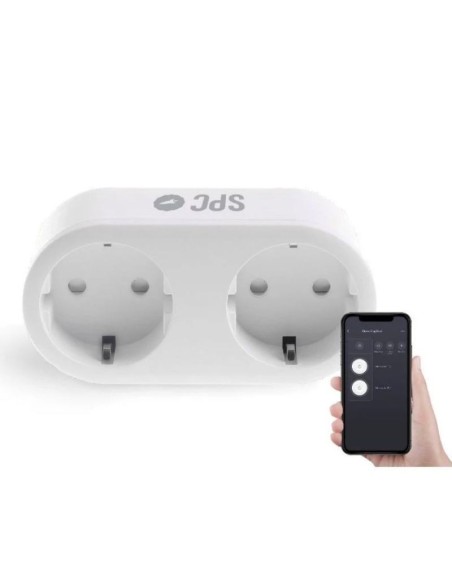 Spc enchufe inteligente wifi clever dual 6206b