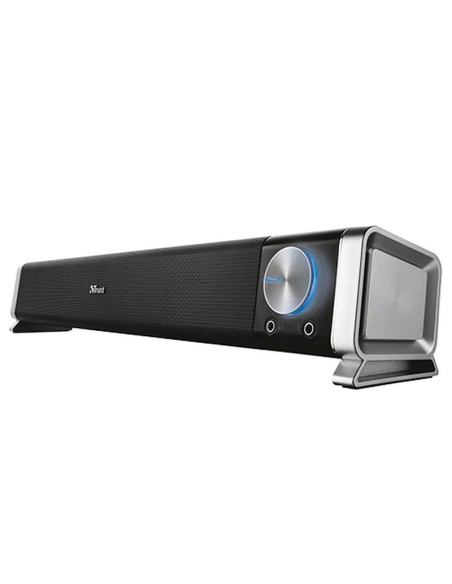 Trust altavoces soundbar asto horizontal 12w control de volumen conexion auricular y microfono