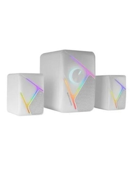 Mars gaming altavoces 2.1 ms-h21 35w blanco