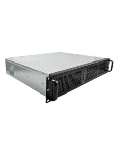 Unyka carcasa rack uk2129 19 2u negra rejilla frontal con filtro antipolvo usb 2.0 y 3.0