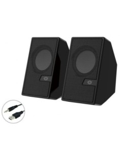 Conceptronic altavoces 2.0 6w negro jack 3.5 y bluetooth alimentacion usb