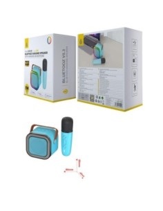 One+ altavoz bluetooth 5.3 + microfono azul