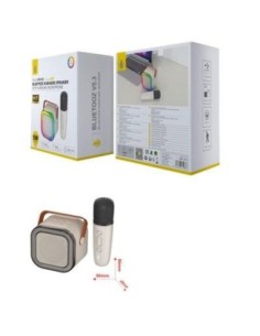 One+ altavoz bluetooth 5.3 + microfono blanco