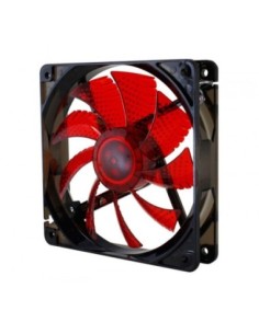 Nox ventilador 12x12 led rojo