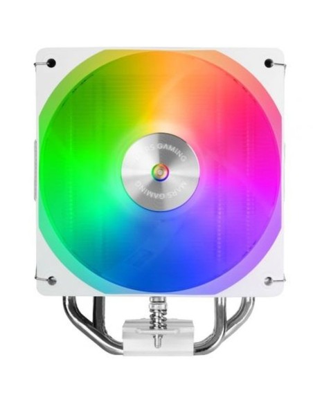 Mars gaming ventilador con disipador mcpu-x4argb blanco 12 cm