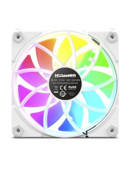 Nox ventilador hummer easylink argb blanco