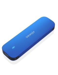 Aisens caja externa asm2-026blu ssd m.2 nvme usb 3.2 gen 2 azul