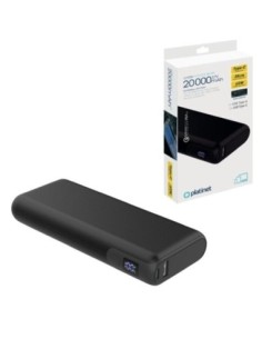 Platinet powerbank 20.000mah 65w pd li-ion 1400 ciclos negro