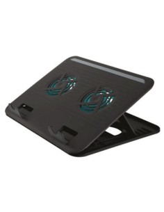 Trust base refrigeradora cyclone para portatiles con 2 ventiladores hasta 16