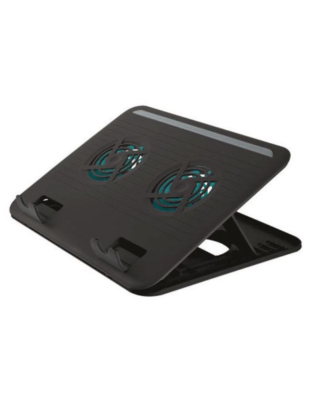 Trust base refrigeradora cyclone para portatiles con 2 ventiladores hasta 16