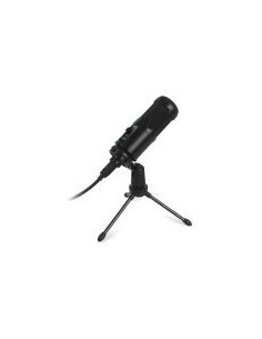Omega varr microfono pro-gaming usb + tripode + esponja vgmtb2
