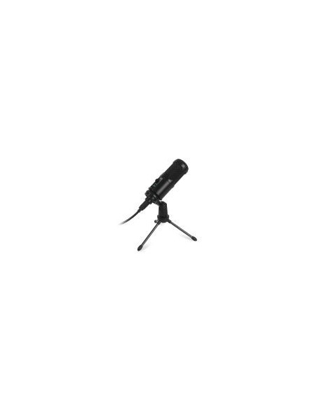 Omega varr microfono pro-gaming usb + tripode + esponja vgmtb2