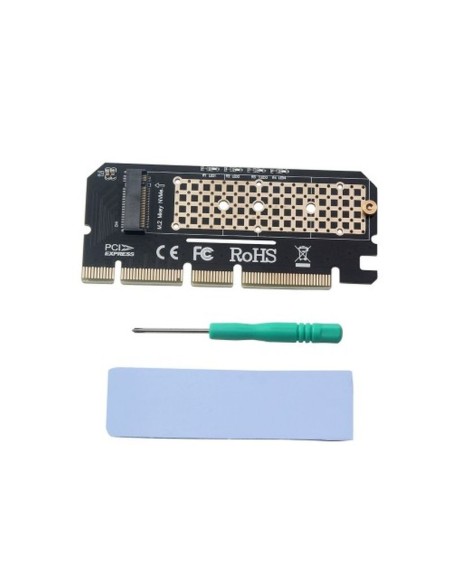 Savio tarjeta adaptadora de pci-e a m2 nvme m-key