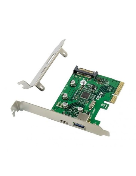 Conceptronic tarjeta pcie de 2 puertos usb 3.2 gen 2, usb-c x 1, usb-a x 1 emrick09g