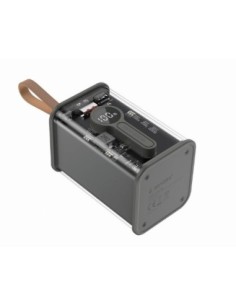 Gembird powerbank 18.000mah negro transaparente