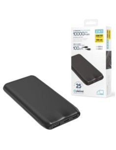 Platinet powerbank 10000mah 37w negra