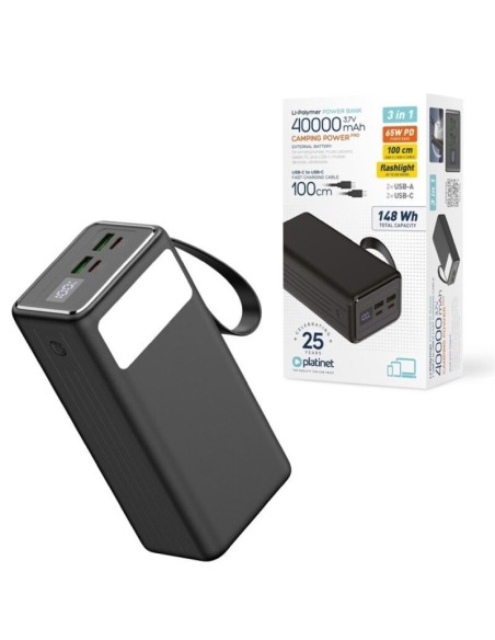 Platinet powerbank 40.000mah 65w pd pmpb4065