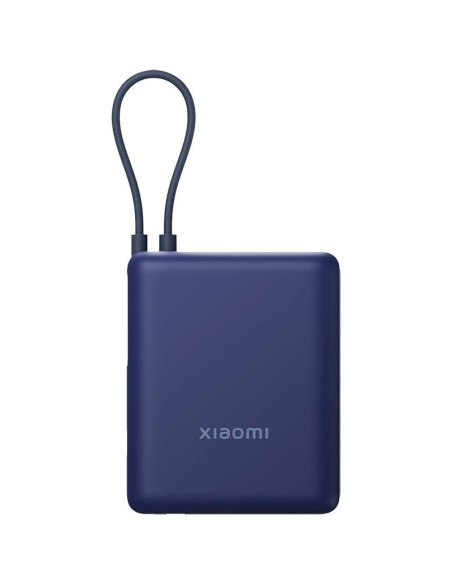Xiaomi powerbank 10000mah azul - cable integrado