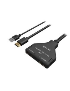 Aisens splitter para 2 monitores hdmi 4k