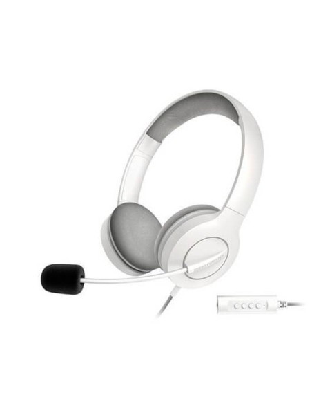 Energy Sistem Auriculares Office 3 Blanco Supraural -40mm -Jack 3.5 -Antipop -20hz -32ohms