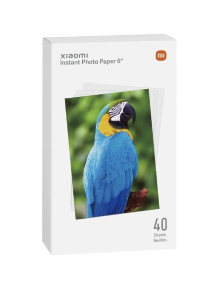 Xiaomi Pack 40 Unidades Papel Fotográfico Xiaomi Instant Photo 1s 6 - 40 Hojas