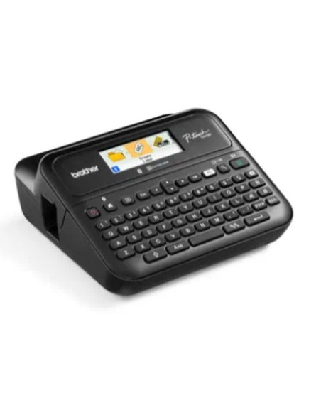 Brother rotuladora electrónica de sobremesa pt-d610btvp con pantalla a color y teclado- negra