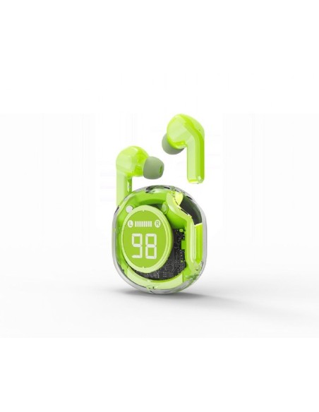 Gembird auriculares bluetooth twst-01-g verde