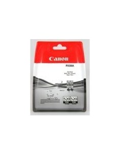 Canon Cartucho Tinta Pgi-520bk Value Pack 2ud Negro N  520bk