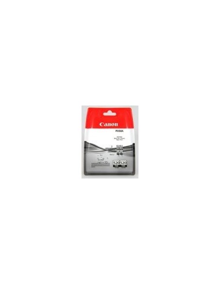 Canon Cartucho Tinta Pgi-520bk Value Pack 2ud Negro N  520bk